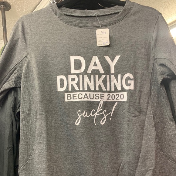 Tops - 2020 Sucks Graphic Tee - Long Sleeve